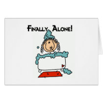 Bubble Bath Tshirts and Gifts Greeting Card