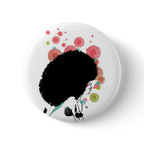 Bubble Bee buttons by powerpopshop Bubble Bee buttons