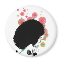 Bubble Bee Fridge Magnet