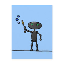 Bubble Bot Postcard