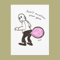 Bubble Butt Postcard by volsungaloop Bubble Butt Postcard