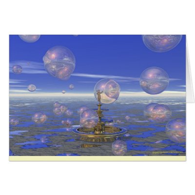Bubble Dance Greeting Card by Poetic_Justice