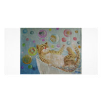 bubble dreams customized photo card