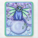 Bubble Fairy Cat Fantasy Art Mousepad mousepads