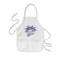 Bubble Fairy KItten Fantasy Cat Art KIds Apron