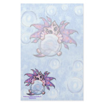 Bubble Fairy Kitten Fantasy Cat Art Stationery