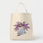 Bubble Fairy Kitten Fantasy Cat Art Tote Bag bags