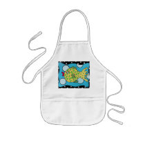 Bubble Fish Children's Apron by deedleart Bubble Fish Children's Apron
