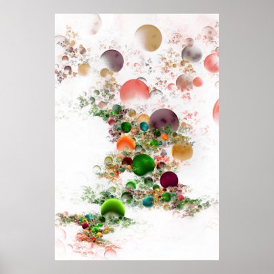 'Bubble Flow' Poster by SBricker