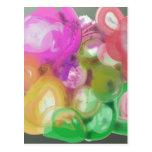 Bubble Flowers - Colorful Abstract Design Postcards