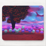Bubble Garden - Rose and Azure Wisdom Mouse Pads