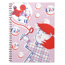 Bubble, Girl! Journal notebooks