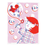 Bubble, Girl! Postcard