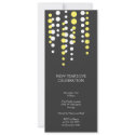Bubble gray new years eve nye holiday chic party invitations