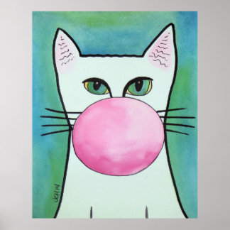 bubblegum cheeky cat