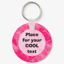Bubble Gum Factory Accident Template (round) keychains
