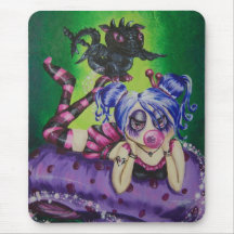 Bubble Gum Fairy and Dragon Fantasy Mouse Pad