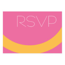 Bubble Gum RSVP Business Card Templates