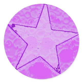 Bubble GUM Star Sticker sticker