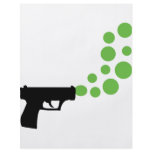 bubble gun with bubbles icon flyers