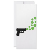 bubble gun with bubbles icon rack cards