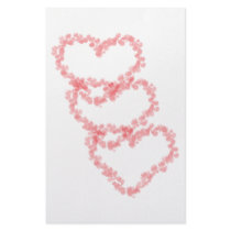 Bubble Hearts stationery