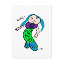 Bubble - Mermaids Rock! postcards