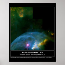 Bubble Nebula 7635 Hubble Telescope Posters