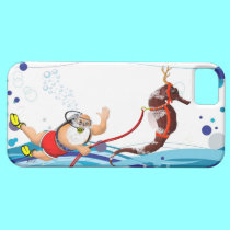 Bubble Santa Claus and Seahorse casemate cases
