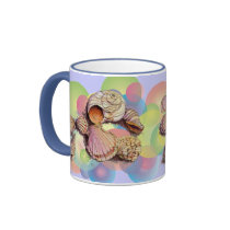 BUBBLE SHELLS by SHARON SHARPE mugs by sharonsharpe BUBBLE SHELLS by SHARON SHARPE mugs