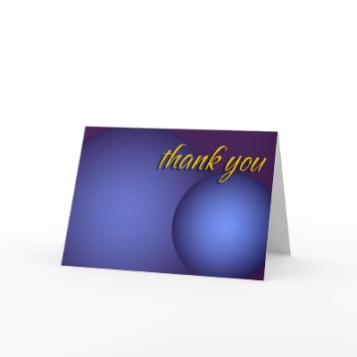 Bubble Thanks No. 2 Cards by threesalamanders