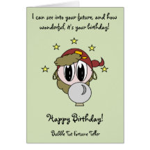 Bubble Tot Fortune Teller Greeting Cards