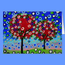 Bubble Trees cards