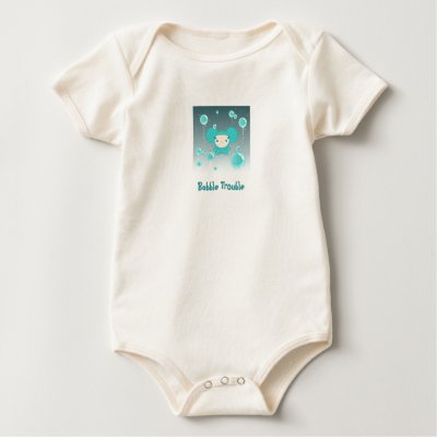 Bubble Trouble Baby Tshirt by coolstuff88
