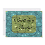 Bubble Trouble Birthday Party Invitation