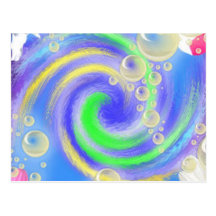 Bubble Twirl Postcard