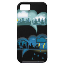 Bubble Weather Communication iPhone 5 Covers