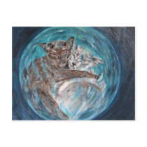 Bubblecats in Cyberspace Post Cards
