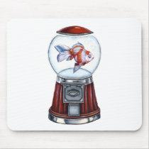 BubbleGum Goldfish mousepads by tshirtdart BubbleGum Goldfish mousepads