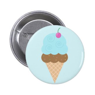 Bubblegum Ice Cream Cone Pins