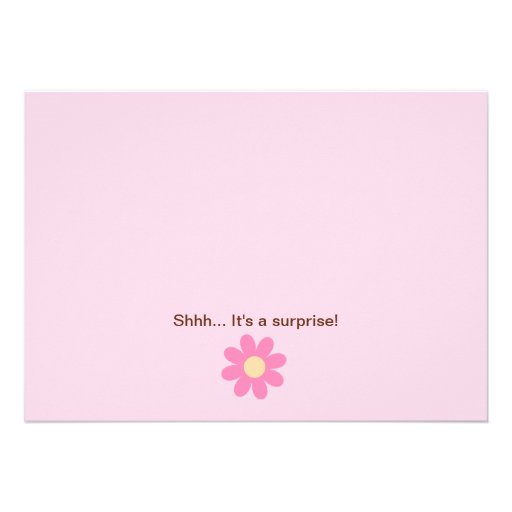 Bubblegum Jungle Animals Baby Shower Invitation