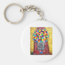Bubblegum Machine Key Chain