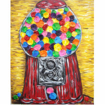 Bubblegum Machine Cut Out