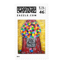 Bubblegum Machine postage by adelacamille Bubblegum Machine postage