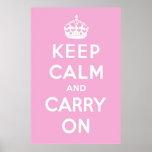 Bubblegum Pink Posters