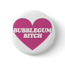 Bubblegum pop heart pinback buttons