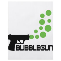 bubblegun with bubbles icon flyers