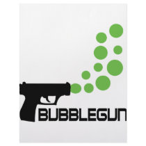 bubblegun with bubbles icon customized letterhead