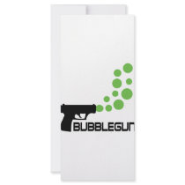 bubblegun with bubbles icon rack cards