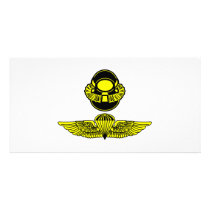 Bubblehead Helmet & Jumpwings Photo Card